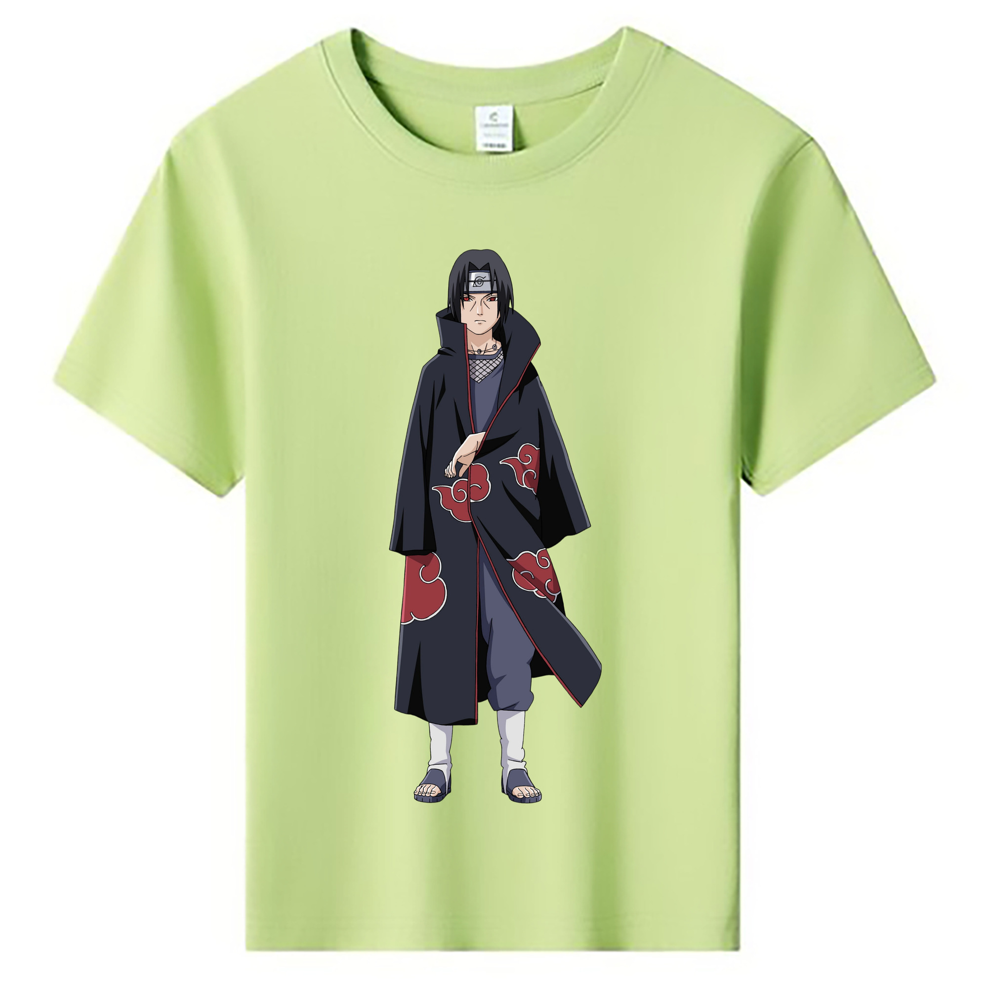 （画像用） NARUTO -ナルト- うちは イタチ Uchiha Itachi 綿100％キッズTシャツ（フロントプリント）